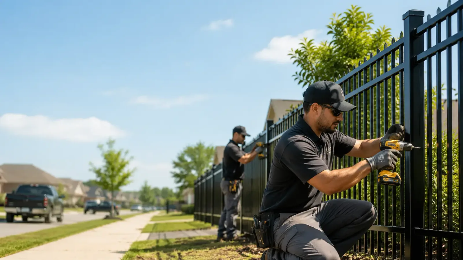 Metal Fence Installation in Carmel, IN
